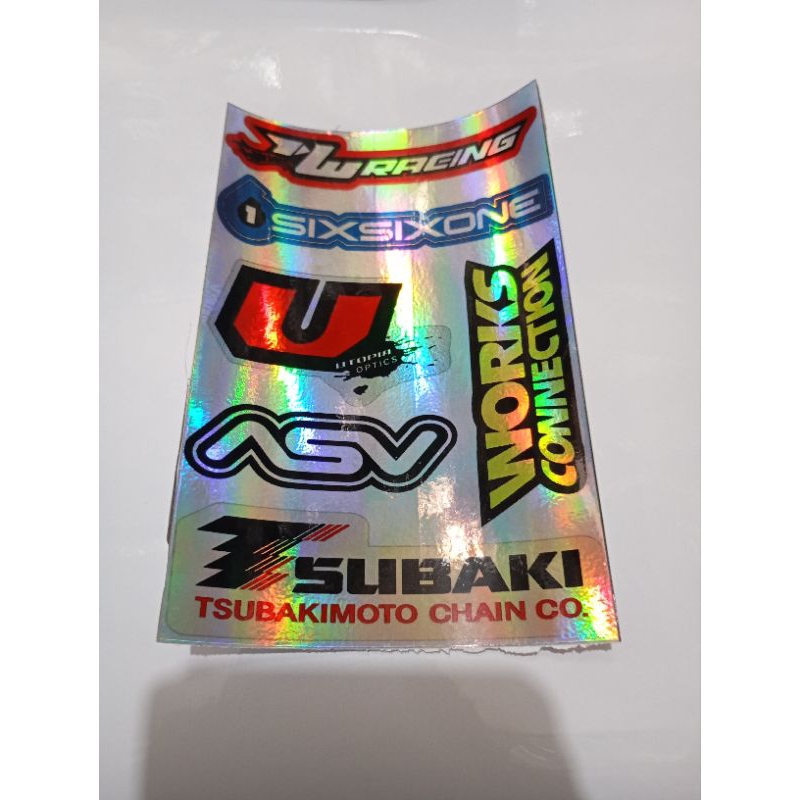 

Stiker tulisan papan hologram