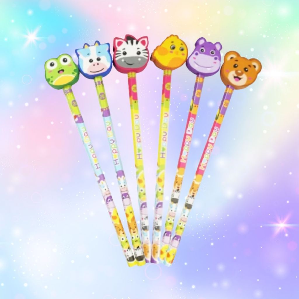 

Pensil Karakter Set Isi 3 – Desain Lucu & Unik | Pop Play by Enjoy PIK