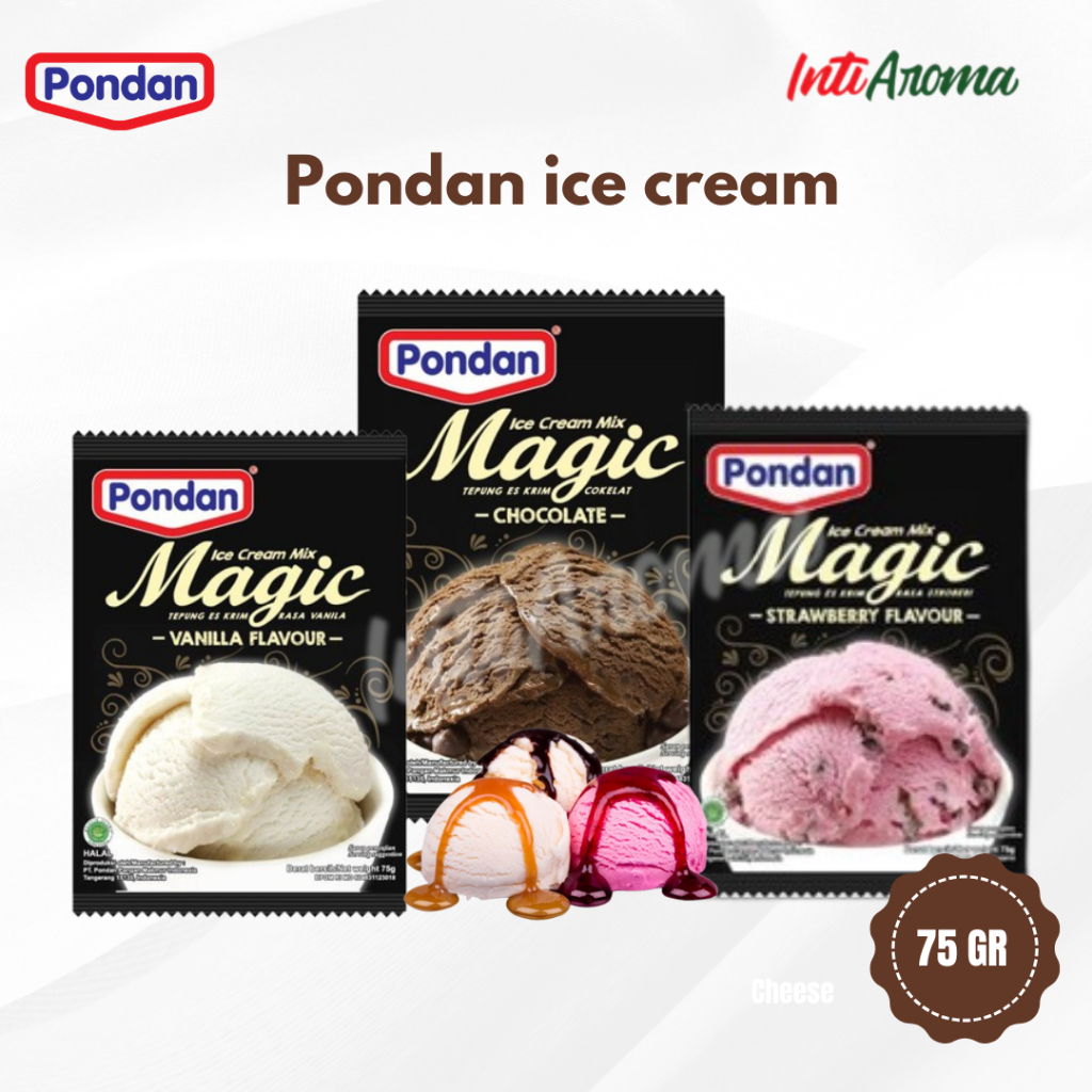 

Pondan ice cream mix magic 75gr