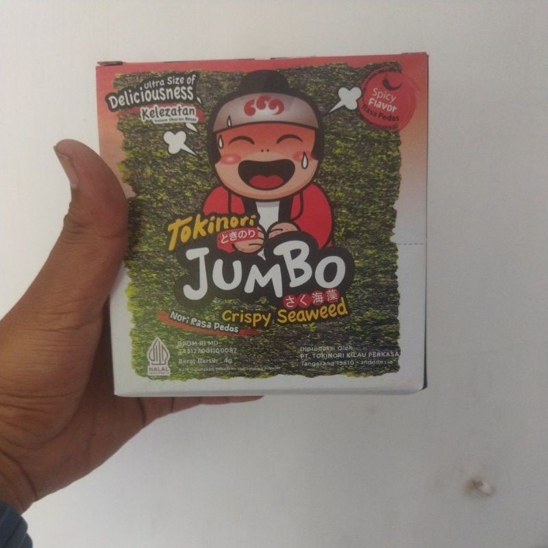 

Rumput laut tokinori jumbo isi 12 pack