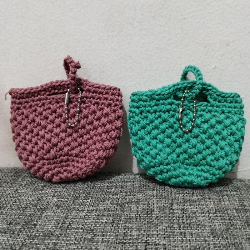 Gantungan Kunci Rajut - Gantungan Kunci Tas Mini Rajut Handmade