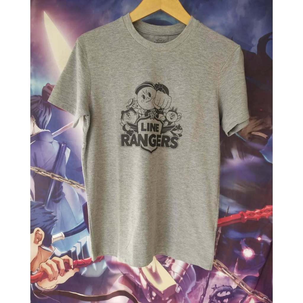 Line Rangers Art Official Game Tee Kaos Tshirt Original Second Merch Japan Korea Brand Vintage Retro