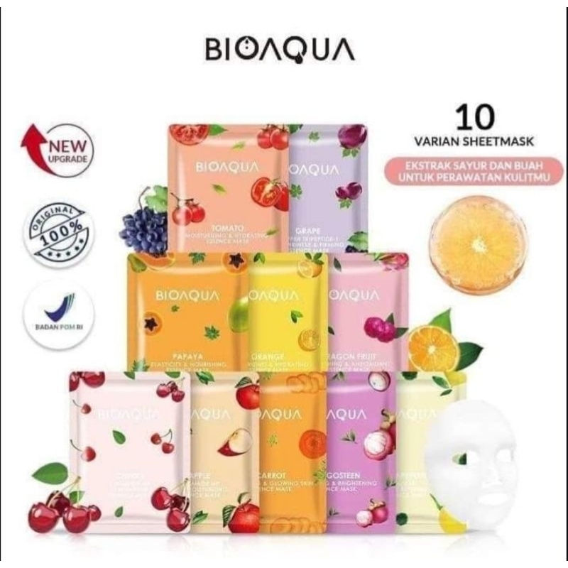 (TERLARIS) BIOAQUA SHEET MASK ALL VARIAN/ SHEET MASK/ BIOAQUA