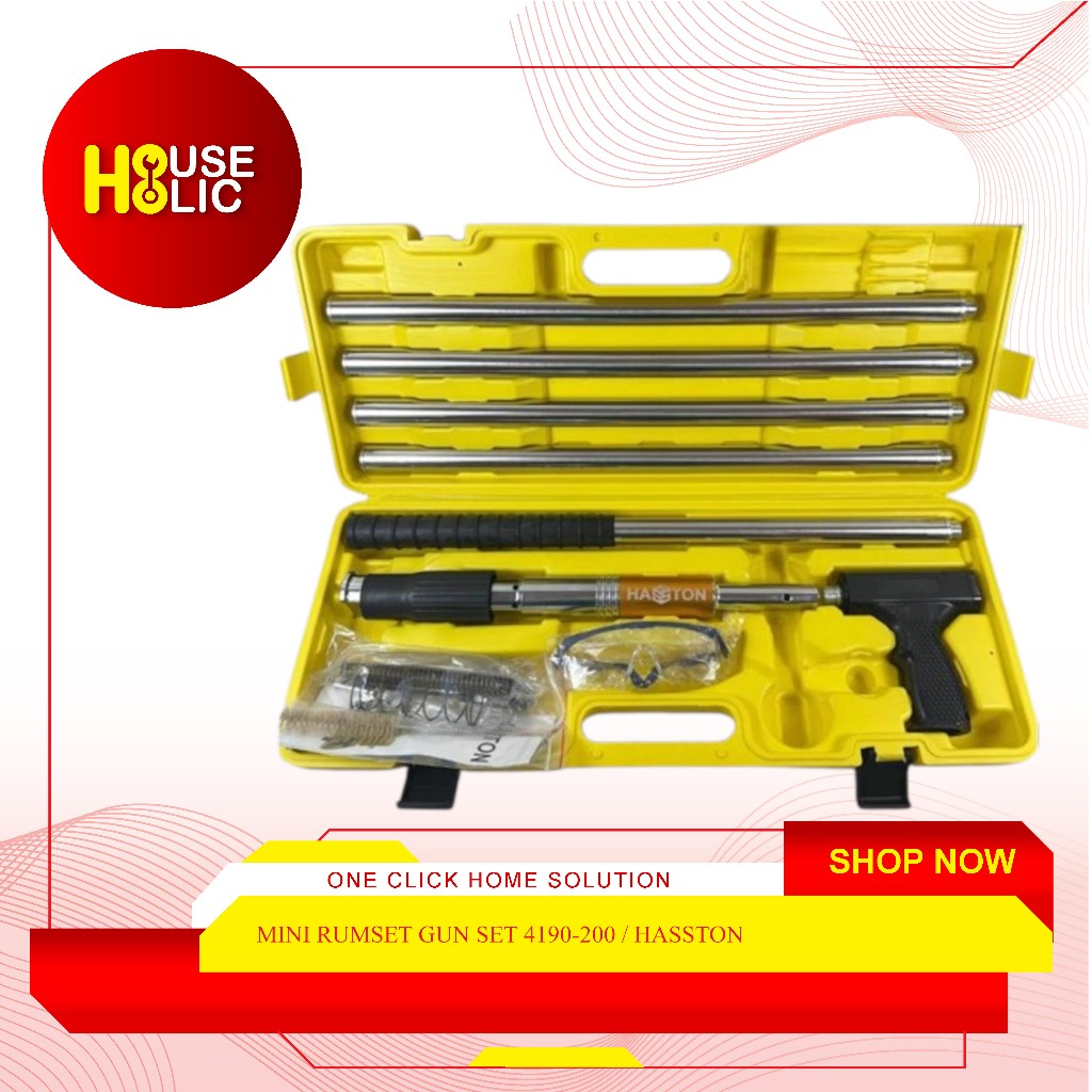 HASSTON PROHEX Mini Ramset Gun Alat Tembak Paku Beton / Mini Ramset Gun Set / Nail Gun (4190)
