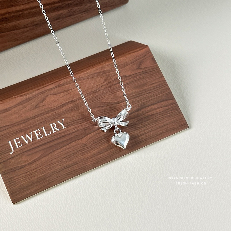 PROMO + FREEGIFT | AMORE 253 Kalung Anting Perak S925 | Anting Perak S925 | Kalung Perak asli kekini