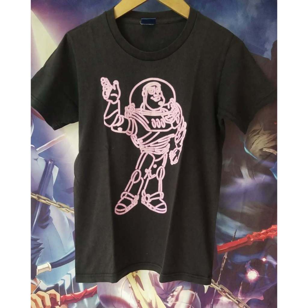 Toy Story Buzz Lightyear Teen Official Cartoon Animation Tee Kaos Tshirt Original Second Merch Japan