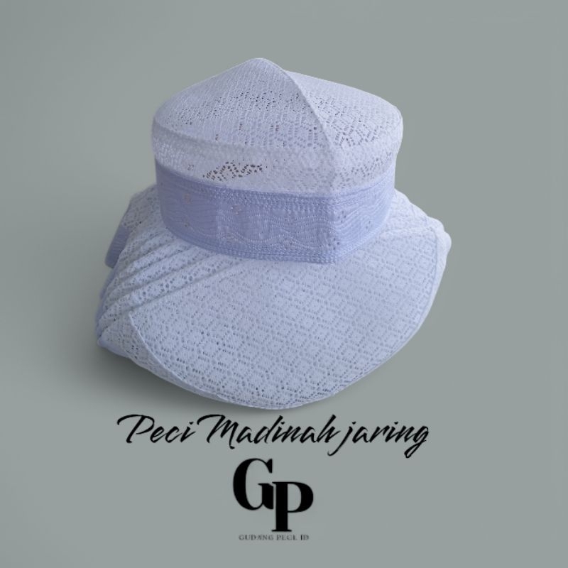 Kopiah peci haji peci Madinah peci jaring Thailand peci putih