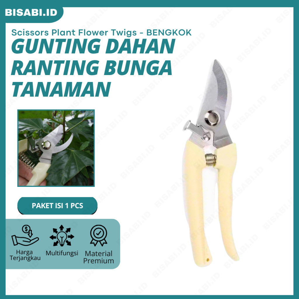 Gunting Dahan Ranting Bunga Bengkok Gunting Pemotong Tanaman Dahan Ranting Gunting Kebun Bunga