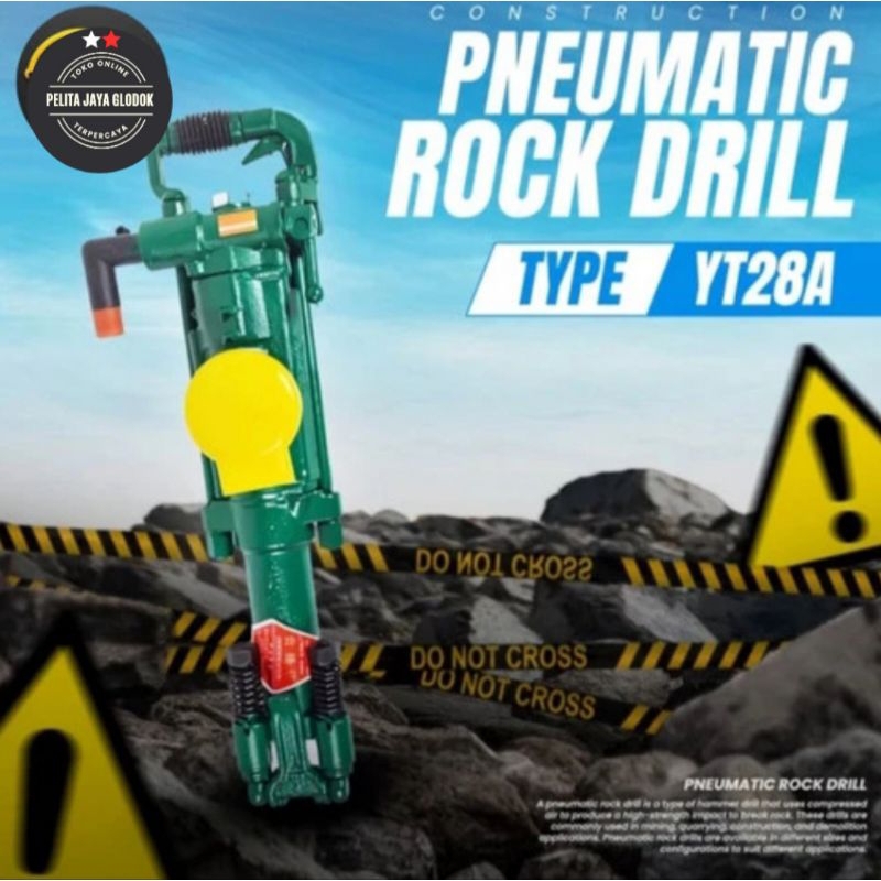 Mesin Bor Batu Tambang YT28 Air Rock Drill Pneumatic