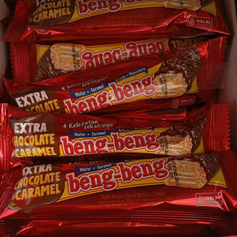 

BENG BENG WAFER Caramel Crispy Chocolate - 1 box isi 17 pcs