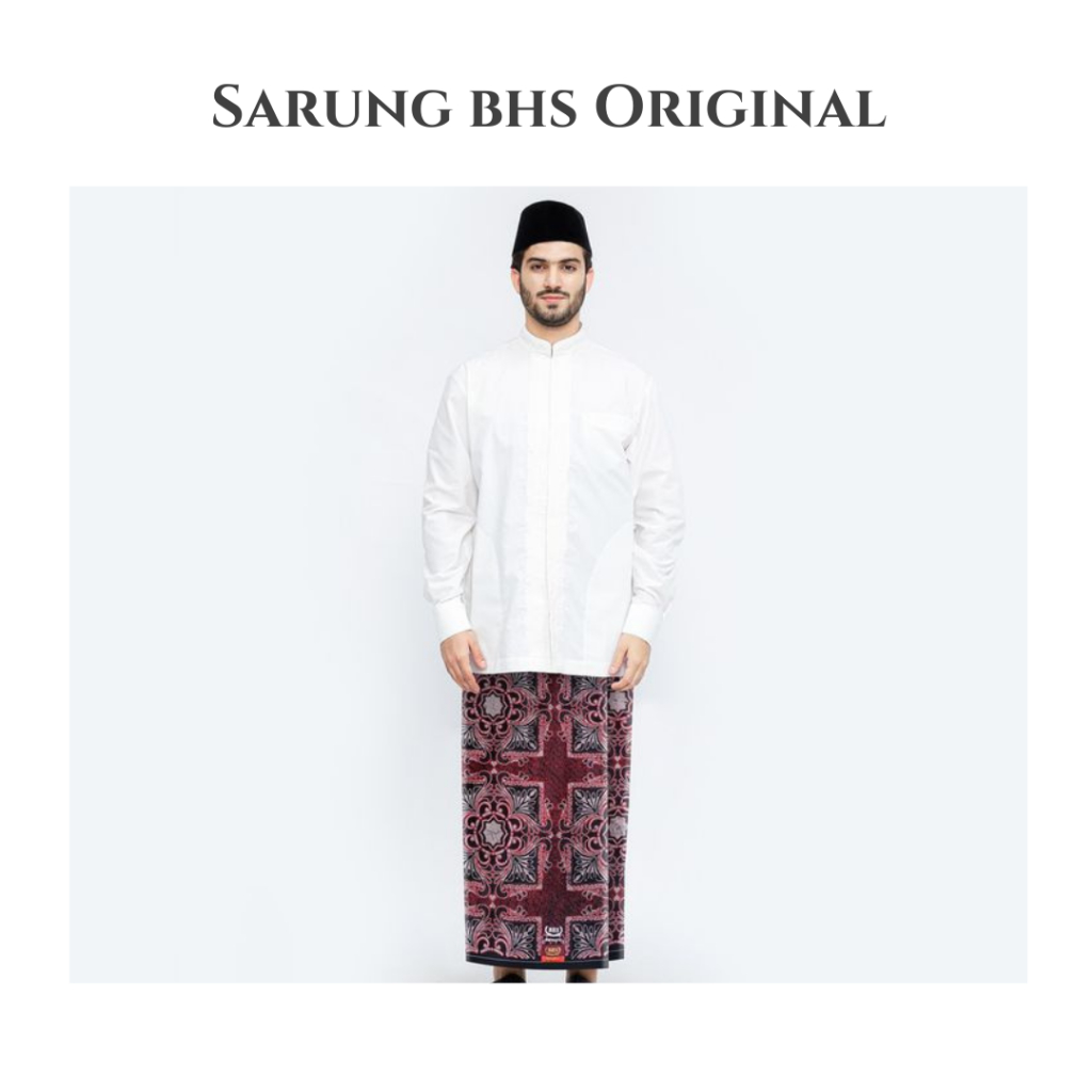 Sarung BHS Original Full Sutra - Sarung BHS Lelaki original