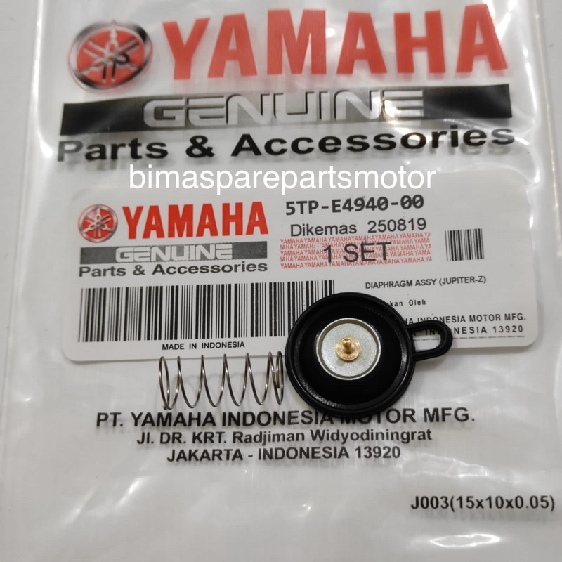 Karet Membran Diafragma Karburator Jupiter Z 5TP