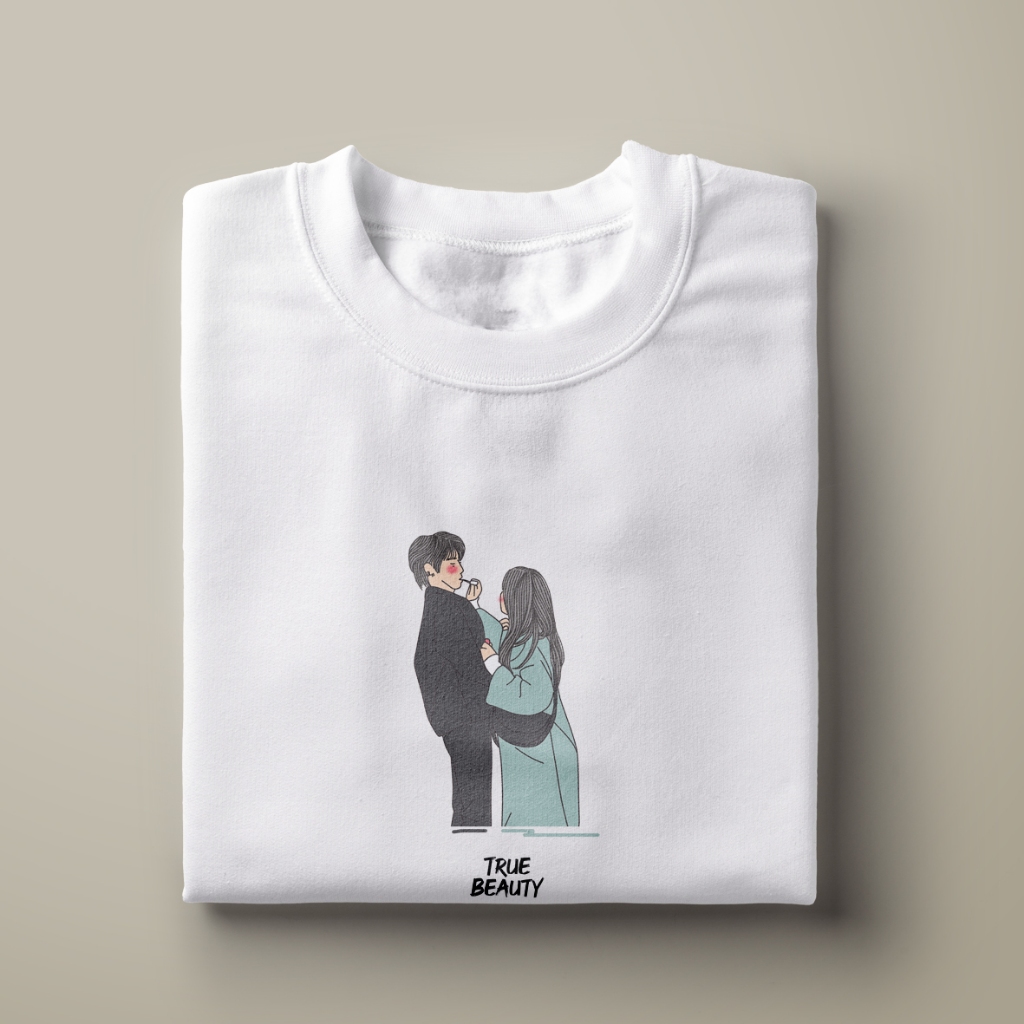 KAOS TRUE BEAUTY KDRAMA FANART T-SHIRT KOREAN DRAMA KDRAMA MERCHANDISE KAOS DRAMA KOREA
