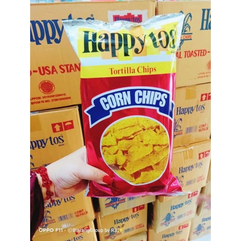 

Happy Tos rasa Tortilla Chips 140gram