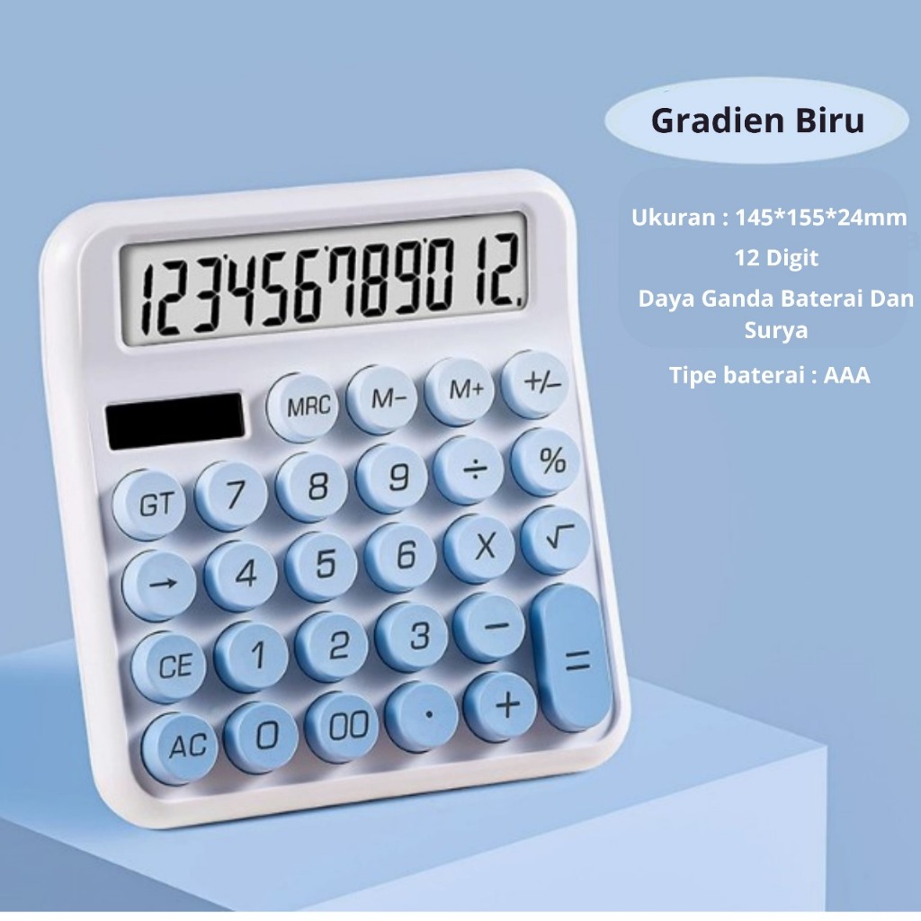 

Kalkulator Daya Ganda Baterai dan Surya 12 Digit