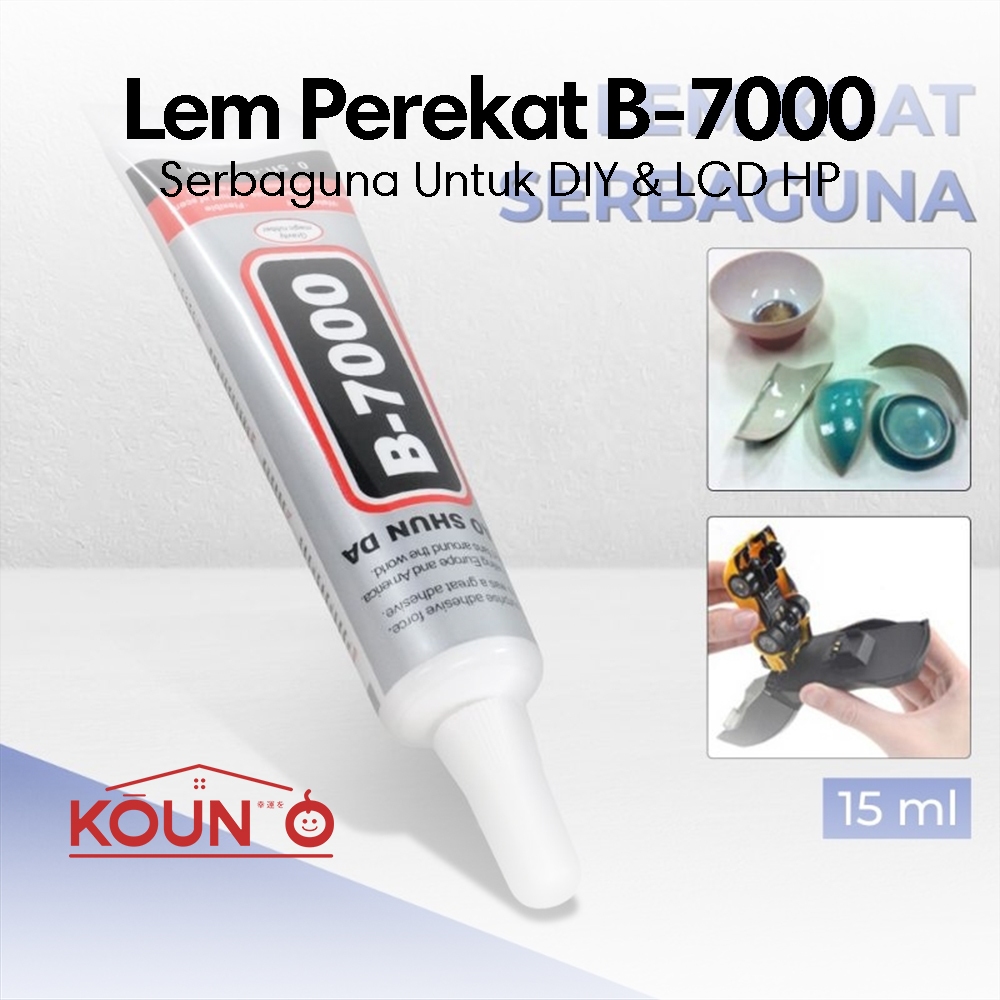 

Perekat Multifungsi B-7000 Lem Perekat Serbaguna Daya Rekat Superior Fleksibel dan Efisien