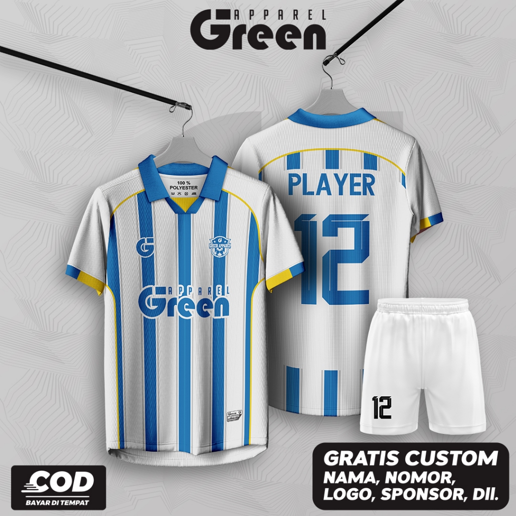 Jersey Baju Bola Futsal Custom Full Printing Bisa Satuan