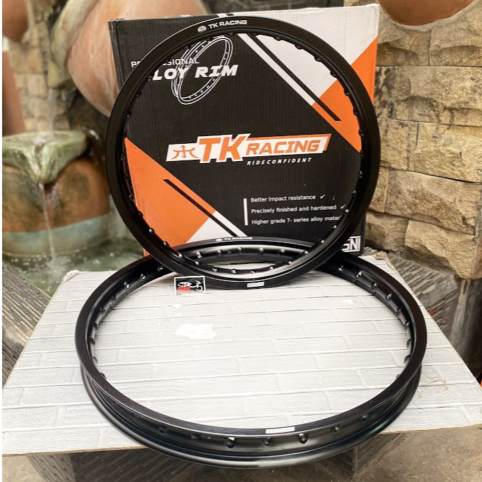 Velg TK Bright 185-16/160-19 Ring 16/19 Hole 36 Hitam Original TK RACING