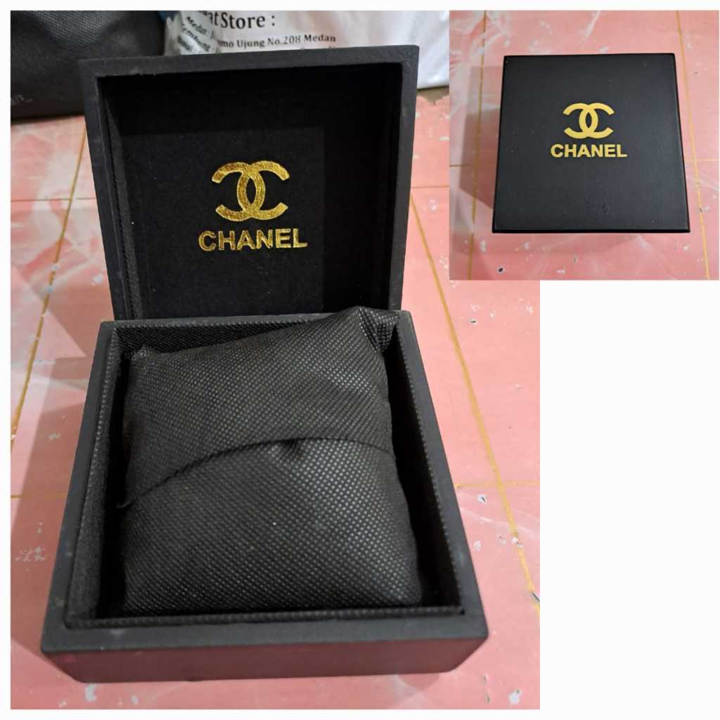 Kotak Kayu Jam Tangan / Box Kayu Jam Tangan Chanel