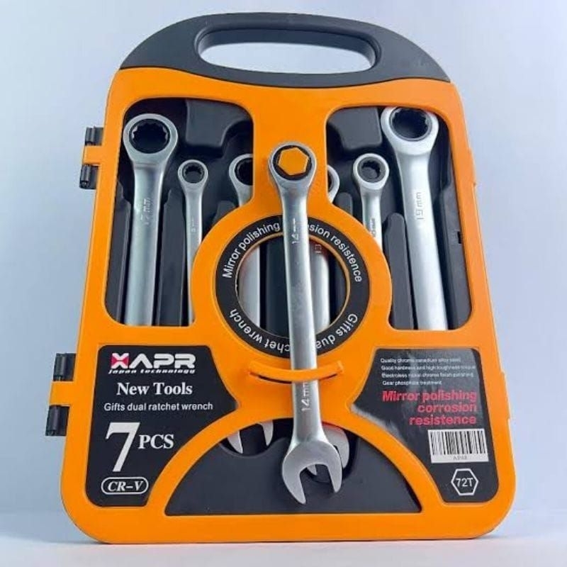 APR AP68 + KUNCI RING PAS RACHET 7 PCS