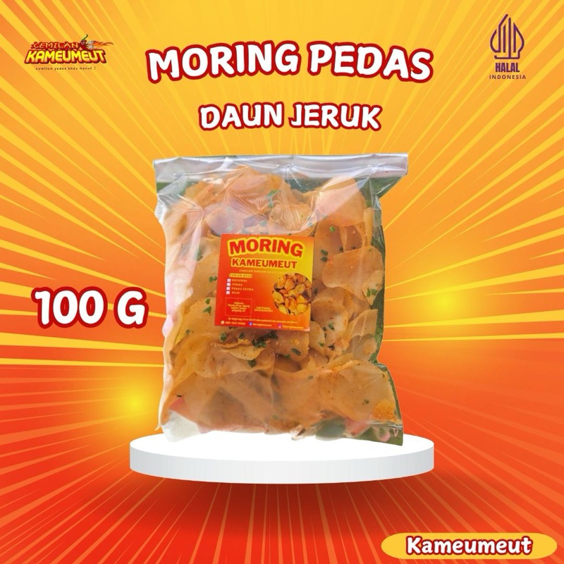 

Moring kameumeut jajanan khas garut | 100 gram pedas ORI