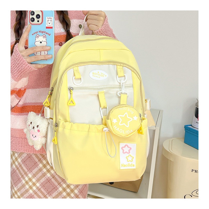 RJ 12151 RISCE TAS RANSEL IMPORT WANITA CEWEK PEREMPUAN JAKARTA BATAM SEKOLAH LES SD SMP SMU KURSUS 