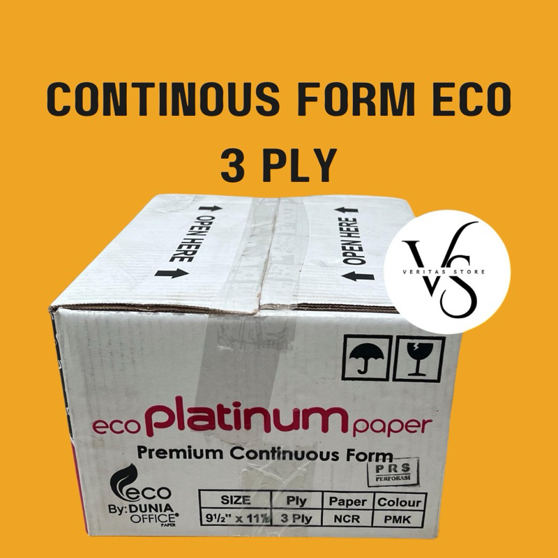 

Promo Eco Continuous Form 3 Ply dan 3Ply bagi 2 ukuran 9 x 11 merk PLATINUM Kualitas Terbaik /