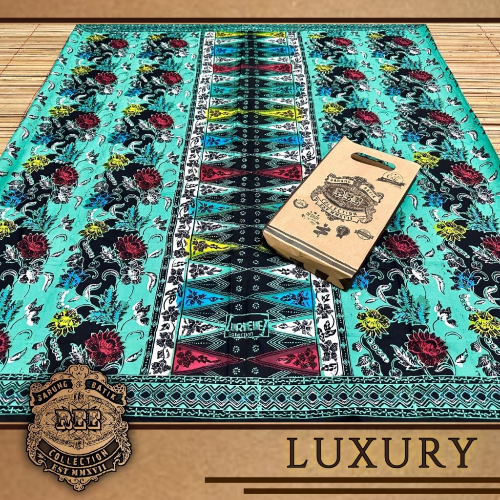 sarung ree collection dewasa JU1 monokrom hijau army toska blue turqouise batik inkou sarung santri 
