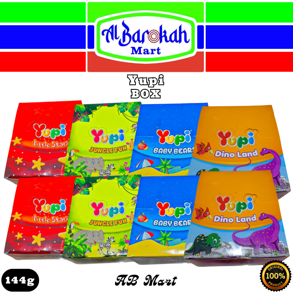 

Yupi 500 Isi 24 Pcs BOX Banyak Rasa Enak Milihnyaaaa