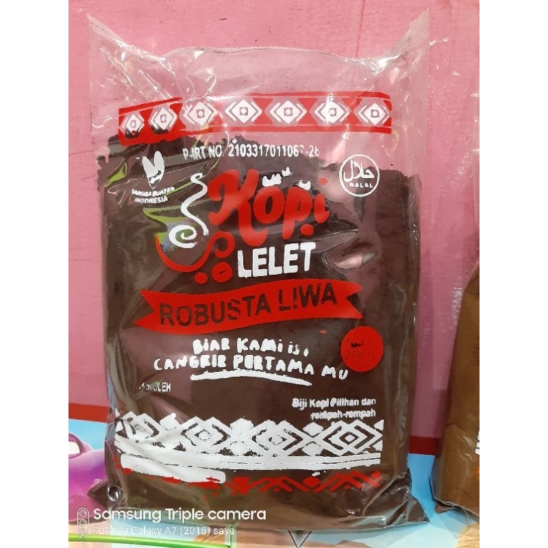 

Kopi Lelet Rembang Robusta Liwa Hitam 250 gram