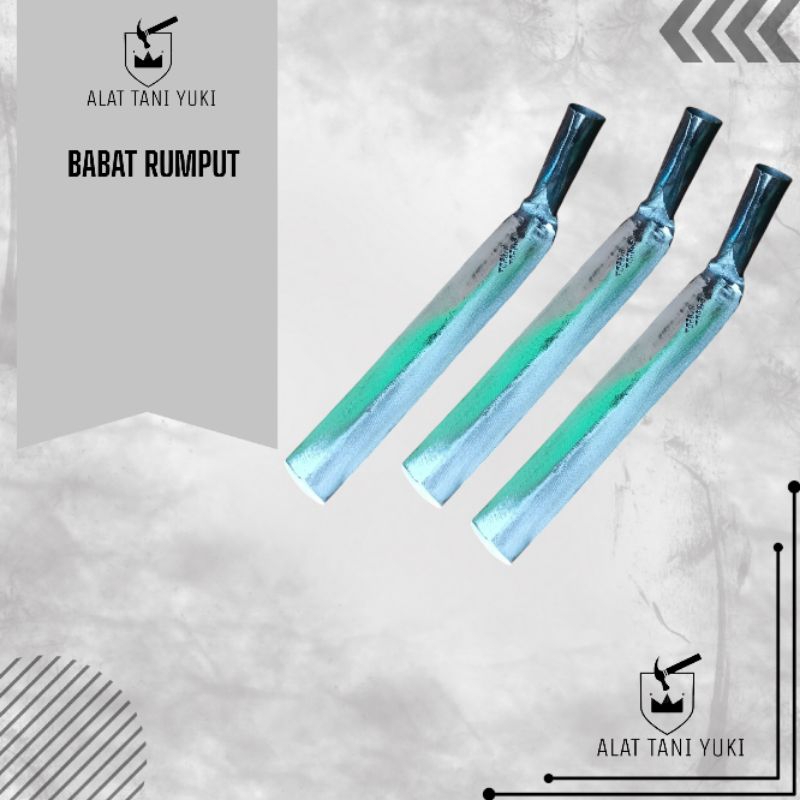 babat rumput rimbas mata dua super tajam asli baja per