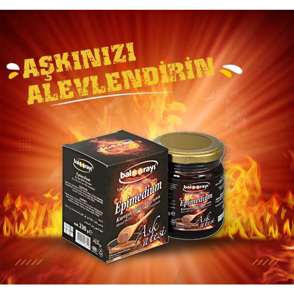 

Madu Macun Turki Merek BALSARAYI Ask Atesi Kemasan jar 230 gram