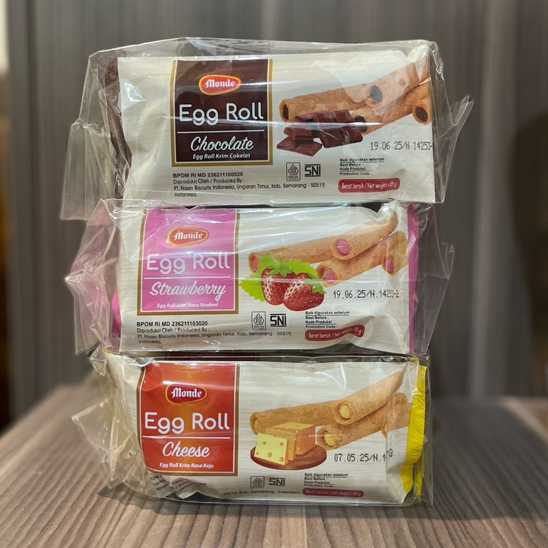 

Nissin Monde Egg Roll 1 Pack Isi 10 Pcs