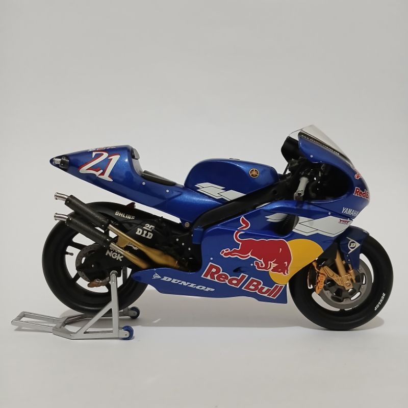 Diecast Motogp Minichamps 1/12 Yamaha YZR500 John Hopkins 2002 WCM Red Bull Yamaha Team Redbull