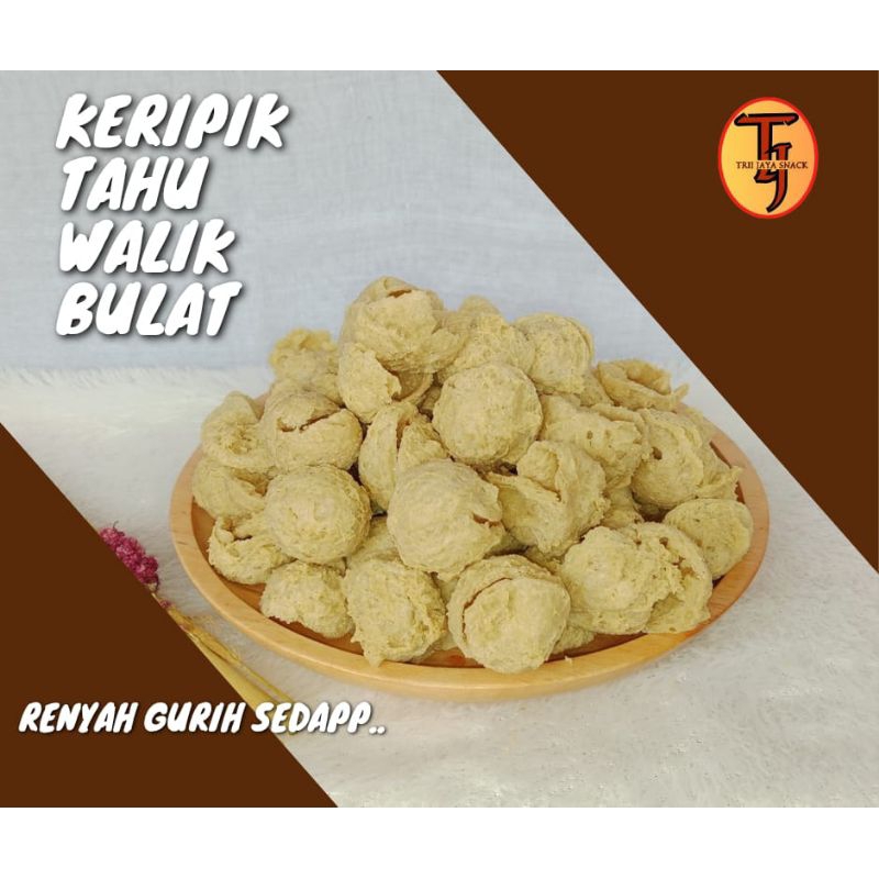 

Keripik Tahu Walik / Tahu Bulat krispi. renyah kriuk rasa terjamin berkualitas