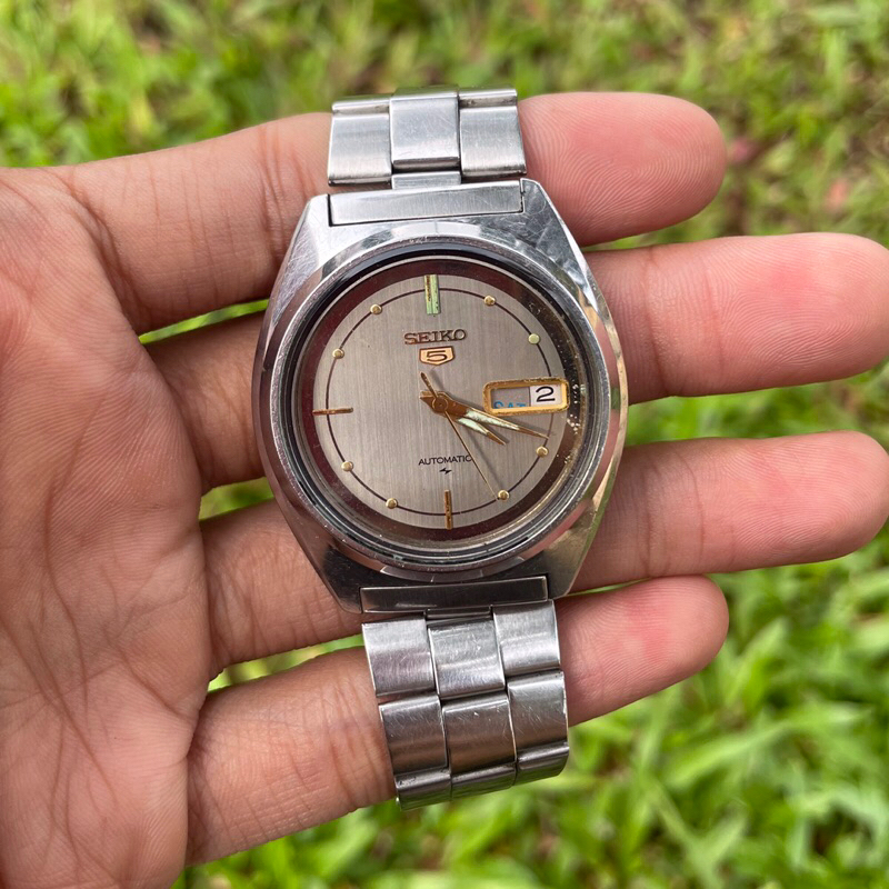 jam tangan Seiko 5 Automatic 7009a japan vintage jadul kuno antik pria wanita fashion