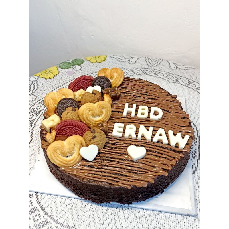 

Decorated Fudgy Brownies (Round) Taltaote