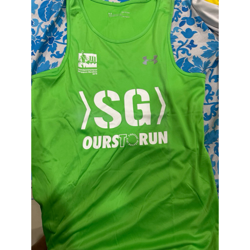 jersey Under Armor Singapore Marathon size S preloved