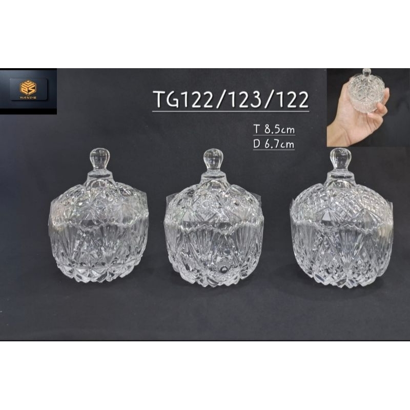TOPLES KACA  MINI KRISTAL TG122 / TG032/TG025 /HAMPERS / SOUVENIR PERNIKAHAN / TOPLES PERMEN / CANDY