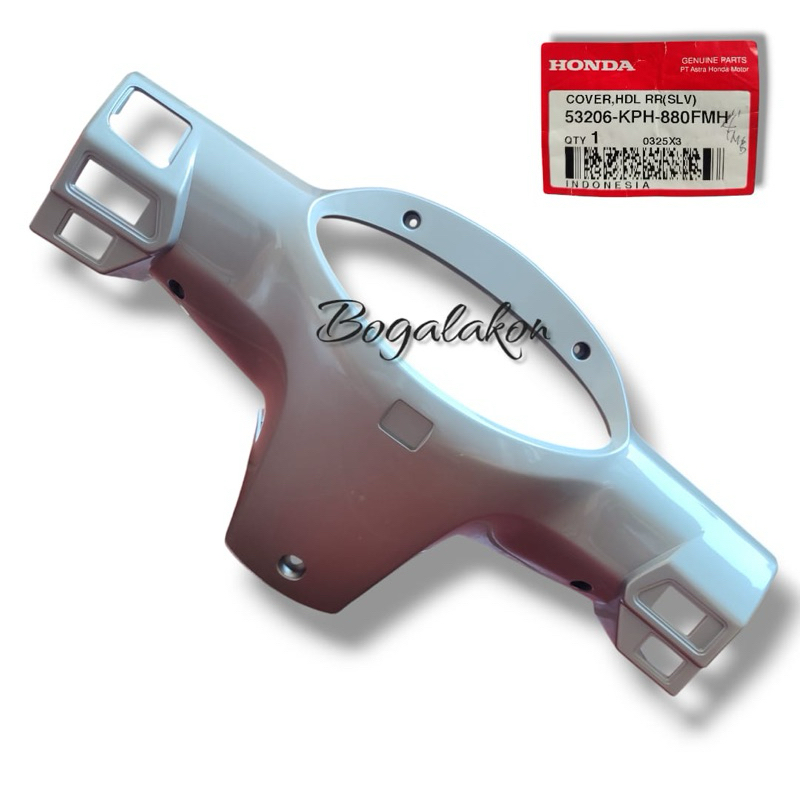 Batok belakang speedo cover stang karisma silver original ahm 53206kph880fmh