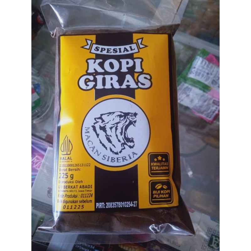 

[1 PCS] KOPI GIRAS 225 gram|KOPI BUBUK