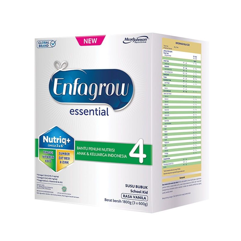 

ENFAGROW ESSENTIAL 4 VANILA 1800GR