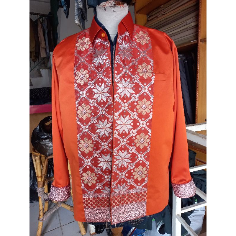 Batik Motif Kombinasi List Songket