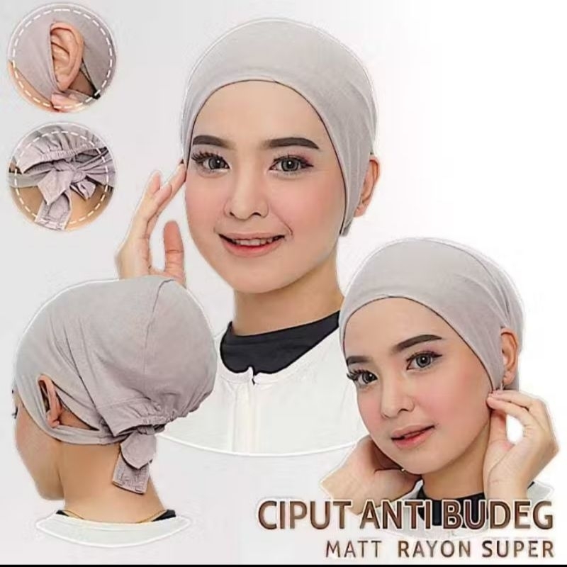 ciput dagu anti budeg/iner kaos rayon anti budeg/ciput dagu /ciput rayon