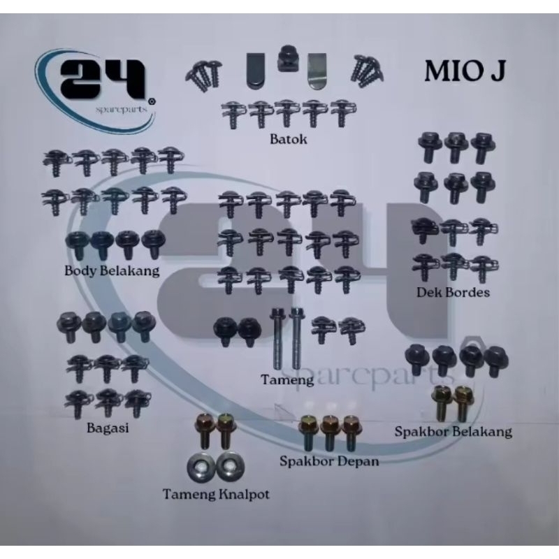 BAUT BAUD FULL SET FULL BODY MOTOR MIO J BAUT BAUD FULL SET FULL BODY MOTOR MIO J