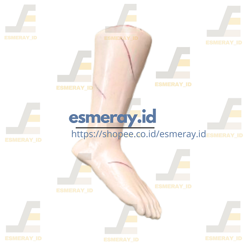 Leg Suture/Hecting-Phantom/Manikin/Manekin Alat Peraga Praktek dan Pelatihan Model Kaki Luka Jahit