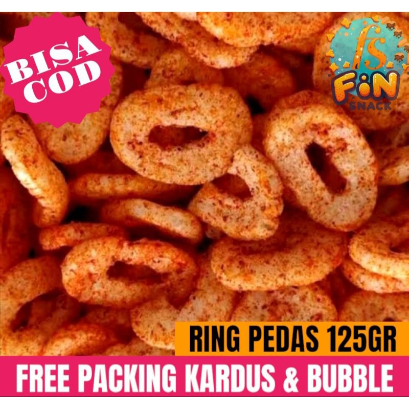 

Snack Ring Pedas Snack Kiloan Cemilan Camilan Jajanan Jadul 125 Gram