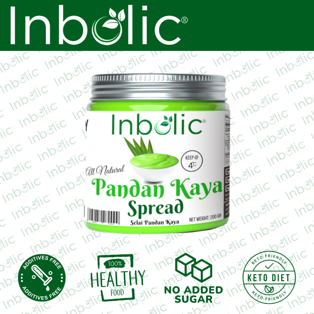 

Inbolic Sugar Free Pandan Jams | Selai Pandan Bebas Gula | Selai Keto | Selai Bebas Gula