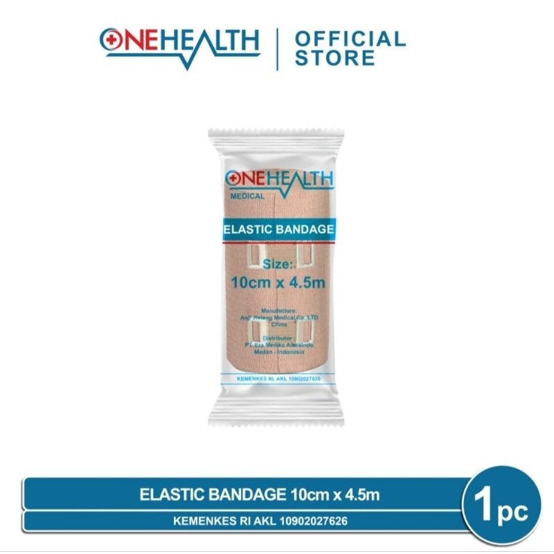 Elastic Bandage Medicrepe Perban Elastis Patah Tulang 10cm x 4.5m Onehealth