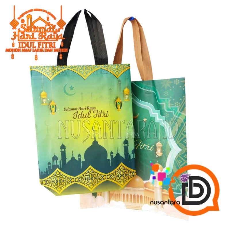 

TAS LEBARAN PREMIUM( 1LUSIN ) / Tas Bingkisan Lebaran Tas / Parcel Hampers Hari Raya Idul Fitri / goodiebag parcel